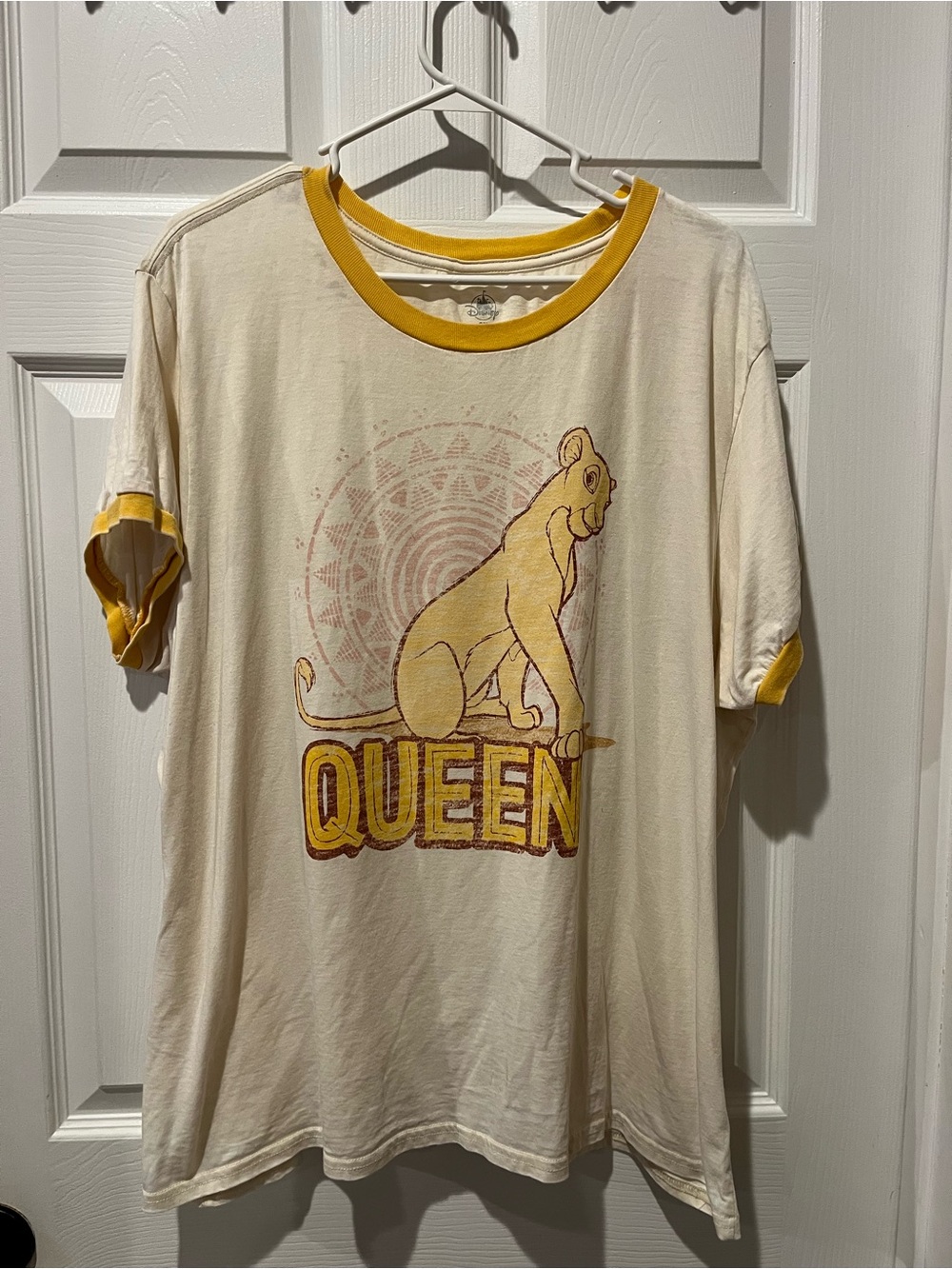 Disney Parks Cream Ringer Tee with Yellow Trim - Nala - Lion King